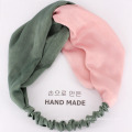 New Design Women Headbands Double Color Wide Cross Knot Hair Band